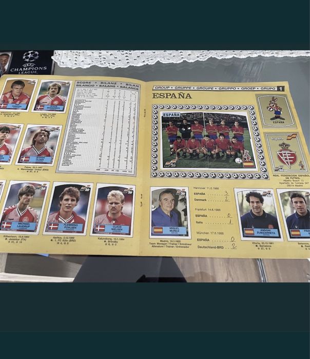 Caderneta champions League/EURO 88 Novas