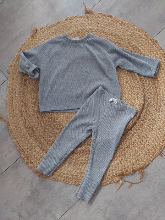 Zestaw zara 98 spodnie bluzka