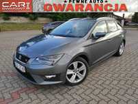 Seat Leon 2.0TDI 150KM FR Pół skóry 1 WŁ Bezwypadkowy GWARANCJA alu 17