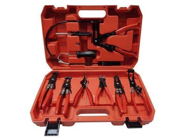 Набір для монтажу хомутів Magma 1048 B набір кліщів для зняття хомутів