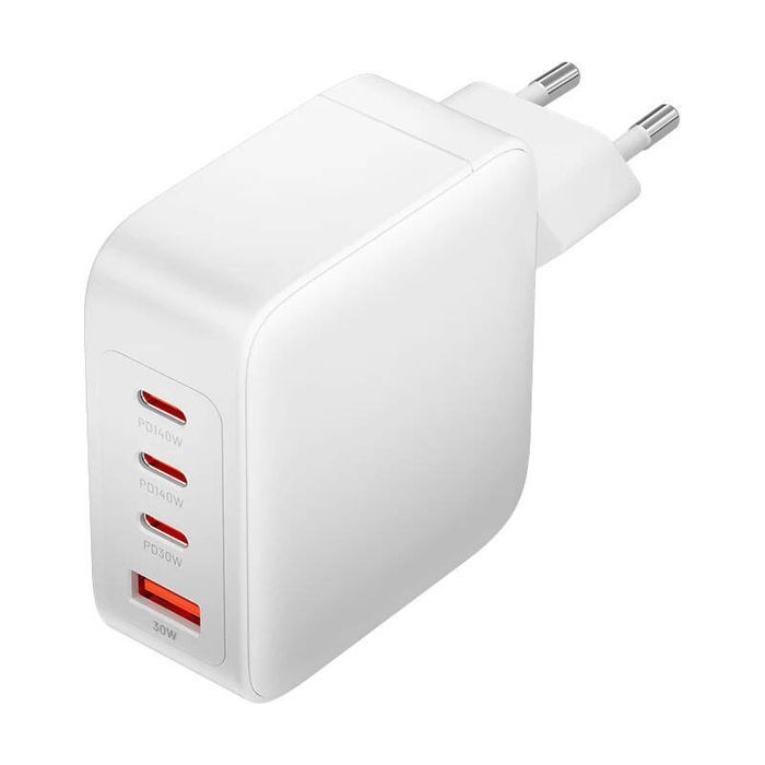 Ładowarka Vention Gan 140W 4Xusb-C,A Szybkie Ładowanie Biała