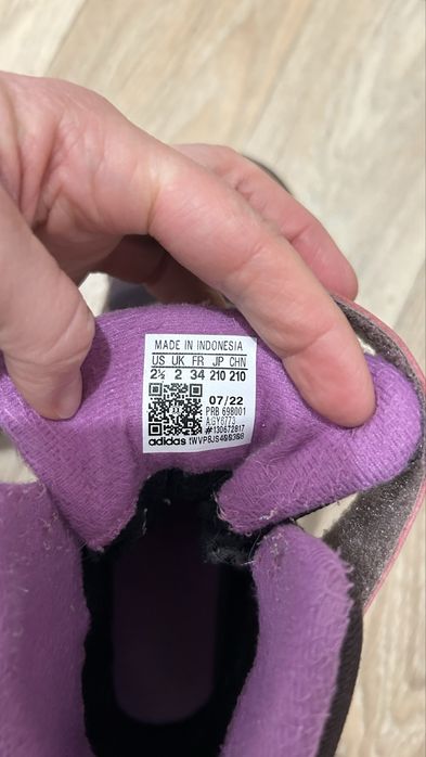 Дитячі зимові термочоботи ADIDAS 34р