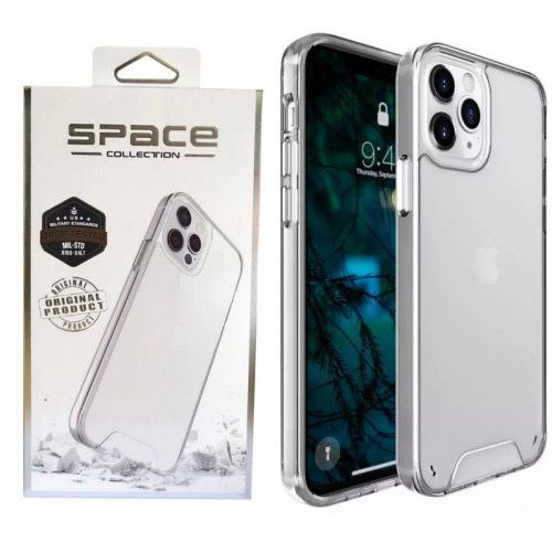 Чехол накладка Space для Apple iPhone Прозрачный