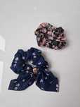Gumki/scrunchie do włosów motyw kwiatów