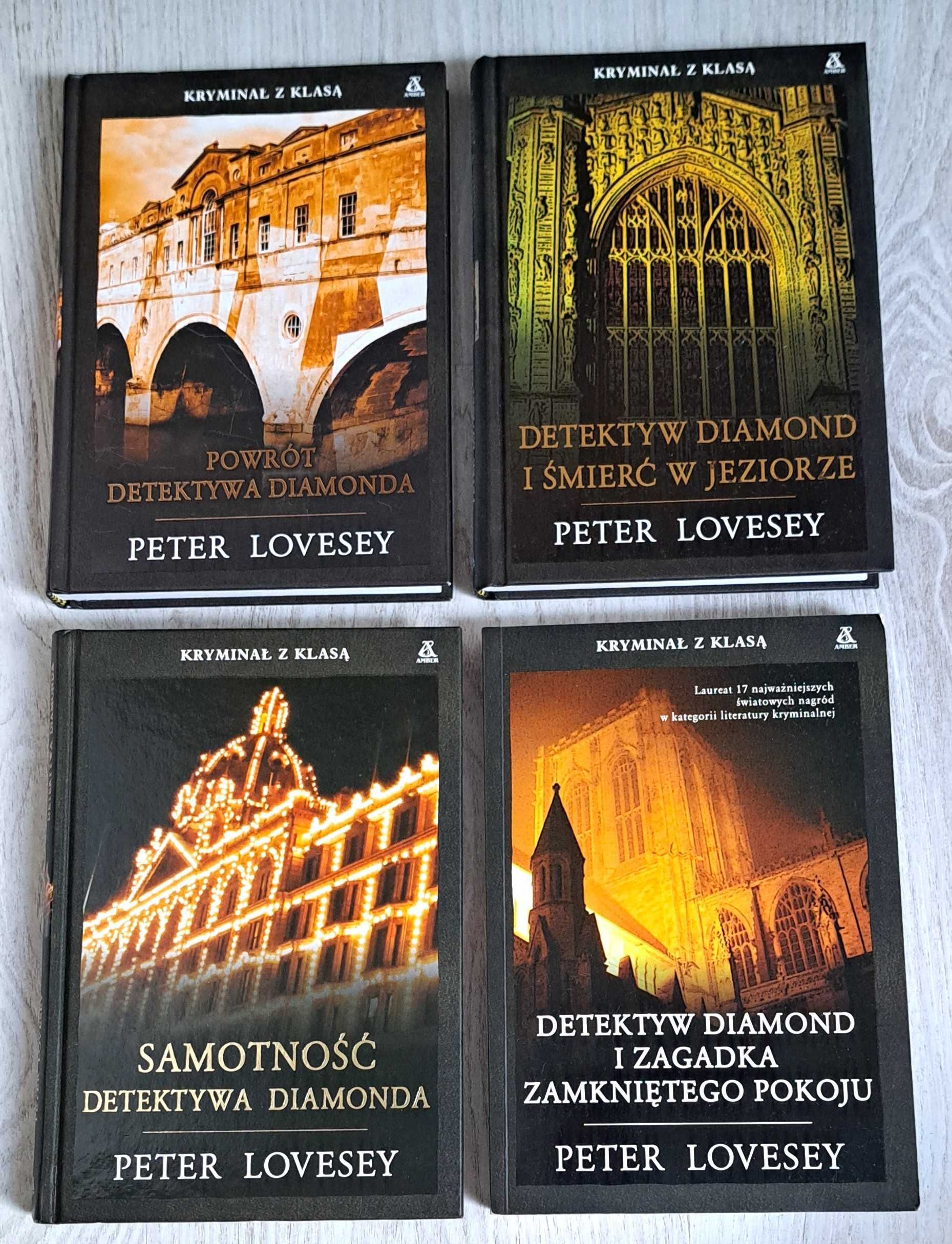4x Lovesey Detektyw Diamond i śmierć w jeziorze Samotność Powrót