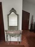 Conjunto credência e espelho