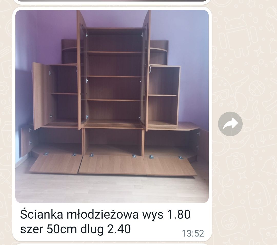 Meble pokojowe brąz