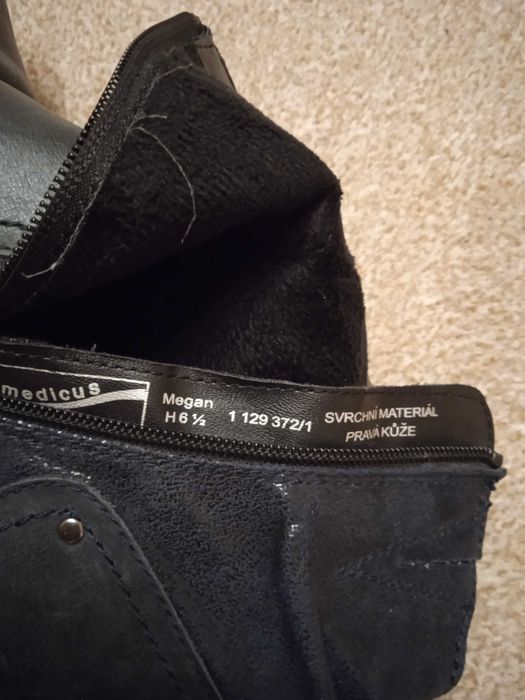 Botki, Medicus, skóra, szersze, 40 H