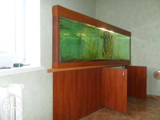 Аквариум 500л вместе с тумбой