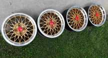 Felgi Alufelgi 15" 4x100 Exip Mesh VW Honda Opel Fiat Cult BBS