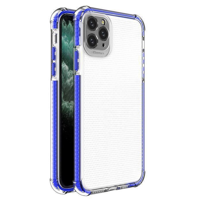 Pancerny Pokrowiec Spring Armor do iPhone 11 Pro Max, Kolor Niebieski