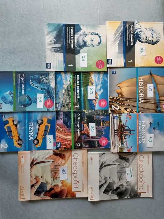 Książki do technikum klasa 1 i 2