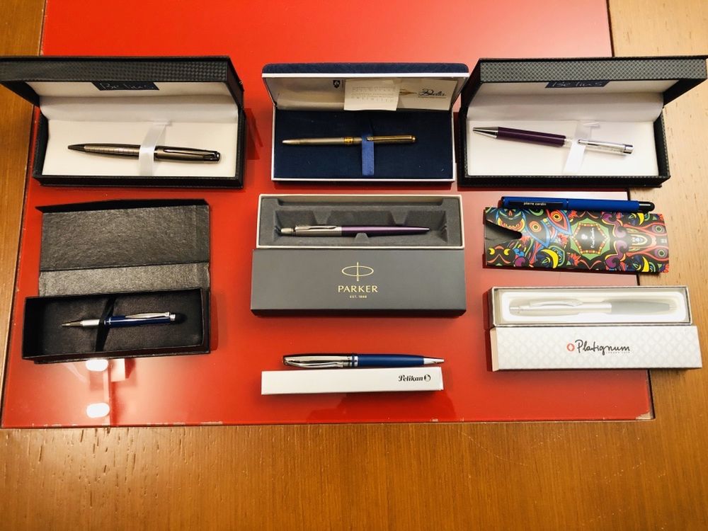 Conjunto Canetas (Parker, Gucci,Delta,Pelikan, Sheaffer, Cerruti, etc)