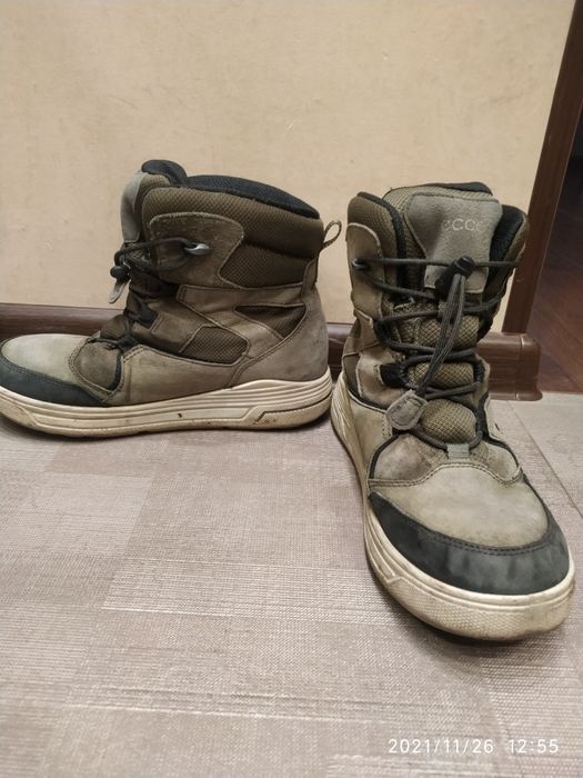 ECCO ботинки зимние, черевики 39 размер