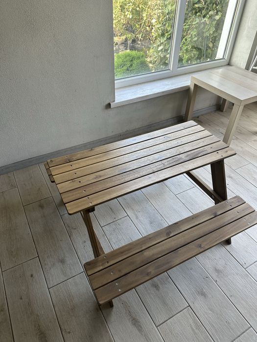 Столик дитячий з IKEA вуличний