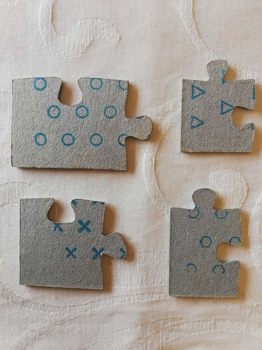 4 Puzzles Princesas Disney