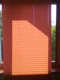 Dwie plisy okienne brązowe szer. x wys. 840mm x1854mm