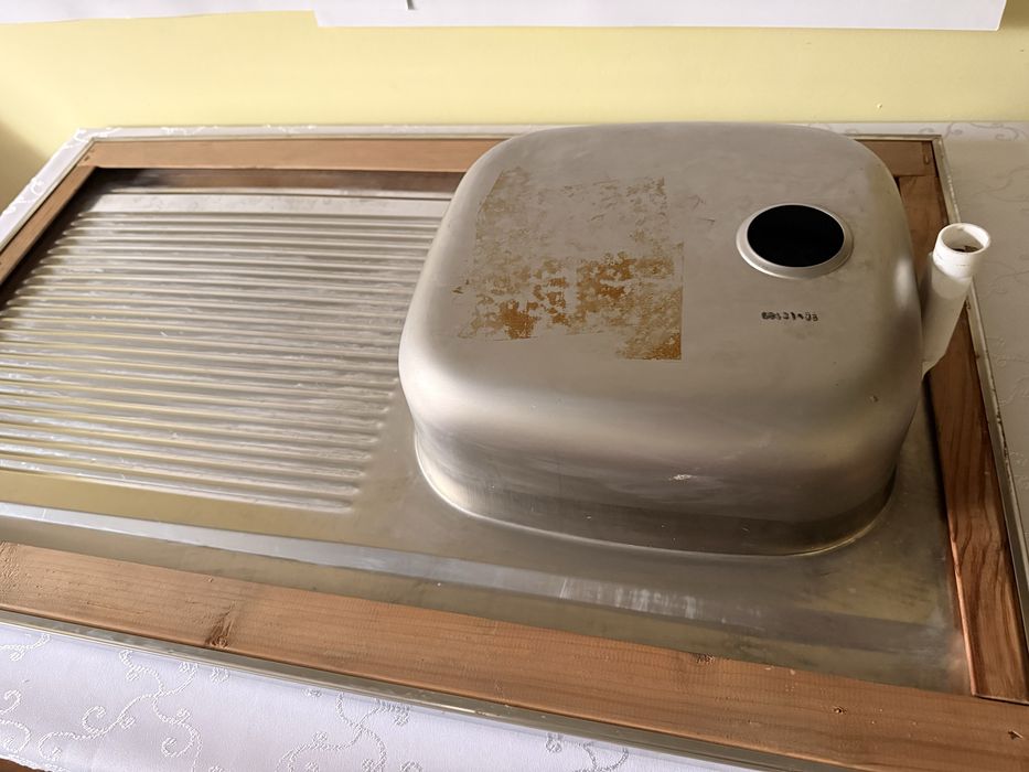 Zlewozmywak Kuchenny ze Stali Nierdzewnej z Ociekaczem Jednokomorowy