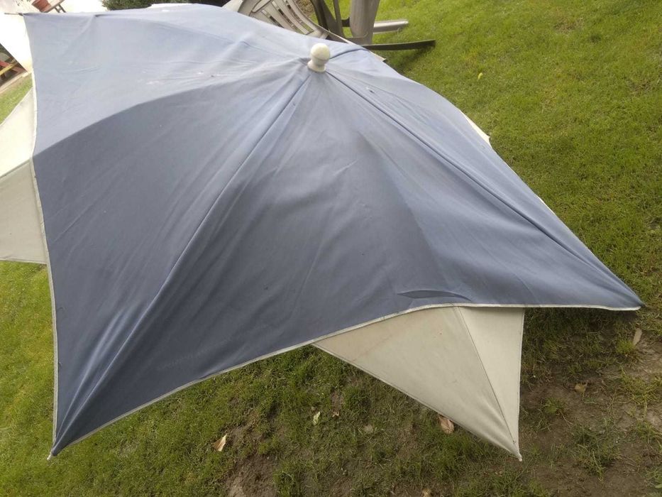 Parasol ogrodowy duży 240 cm dwukolorowy tanio!