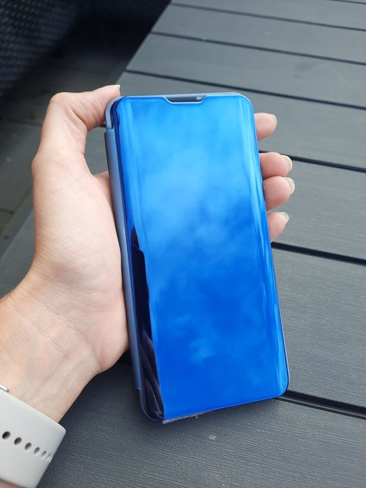 Samsung S7 Case Etui zamykane z klapką niebieskie