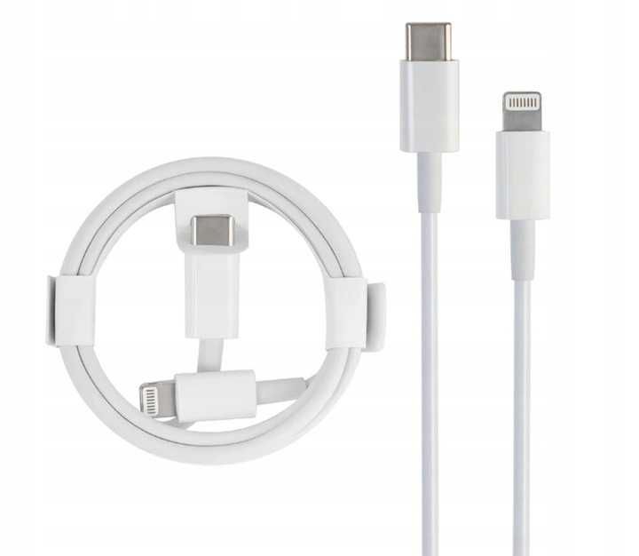 Zestaw do Ładowania IPhona USBC Kostka 20W Kabel 1m Ładowarka Apple