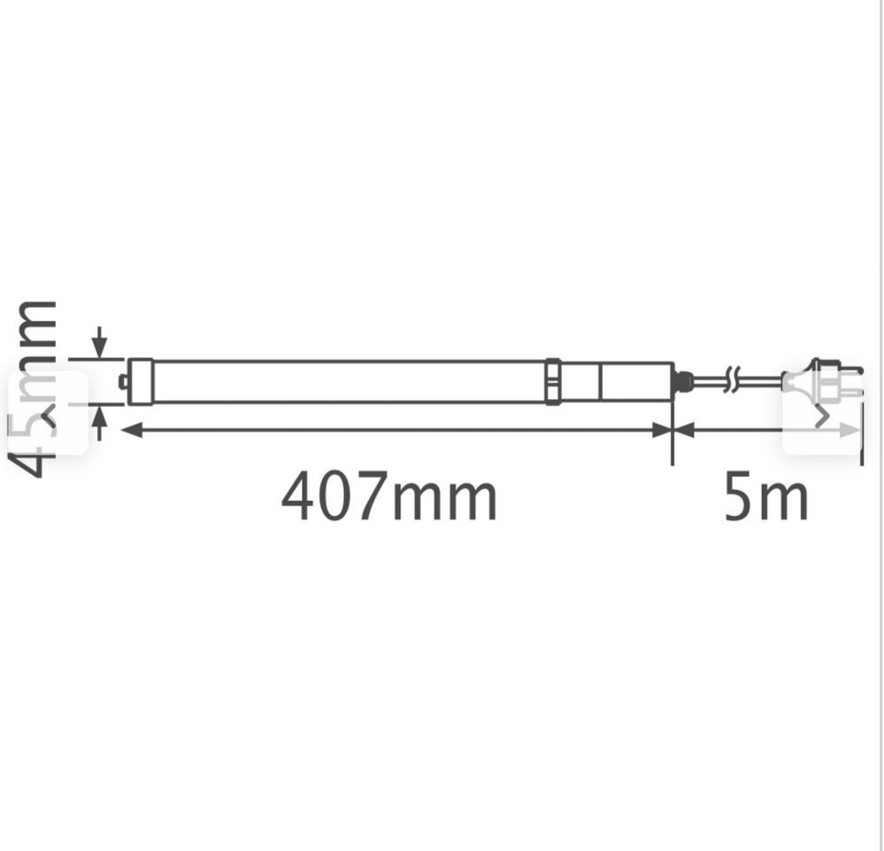 Lampa robocza Esran IP65 800 lm LED Inspire