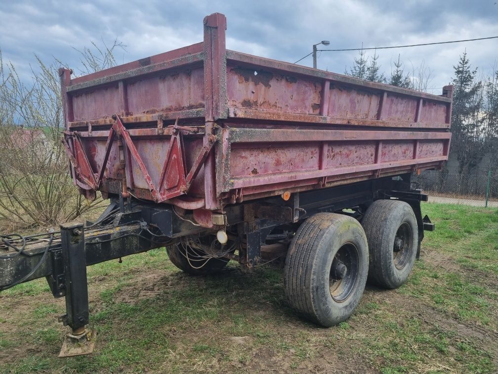 Przyczepa rolnicza czeska bss ps2 1813 tandem 13 ton panav okazja