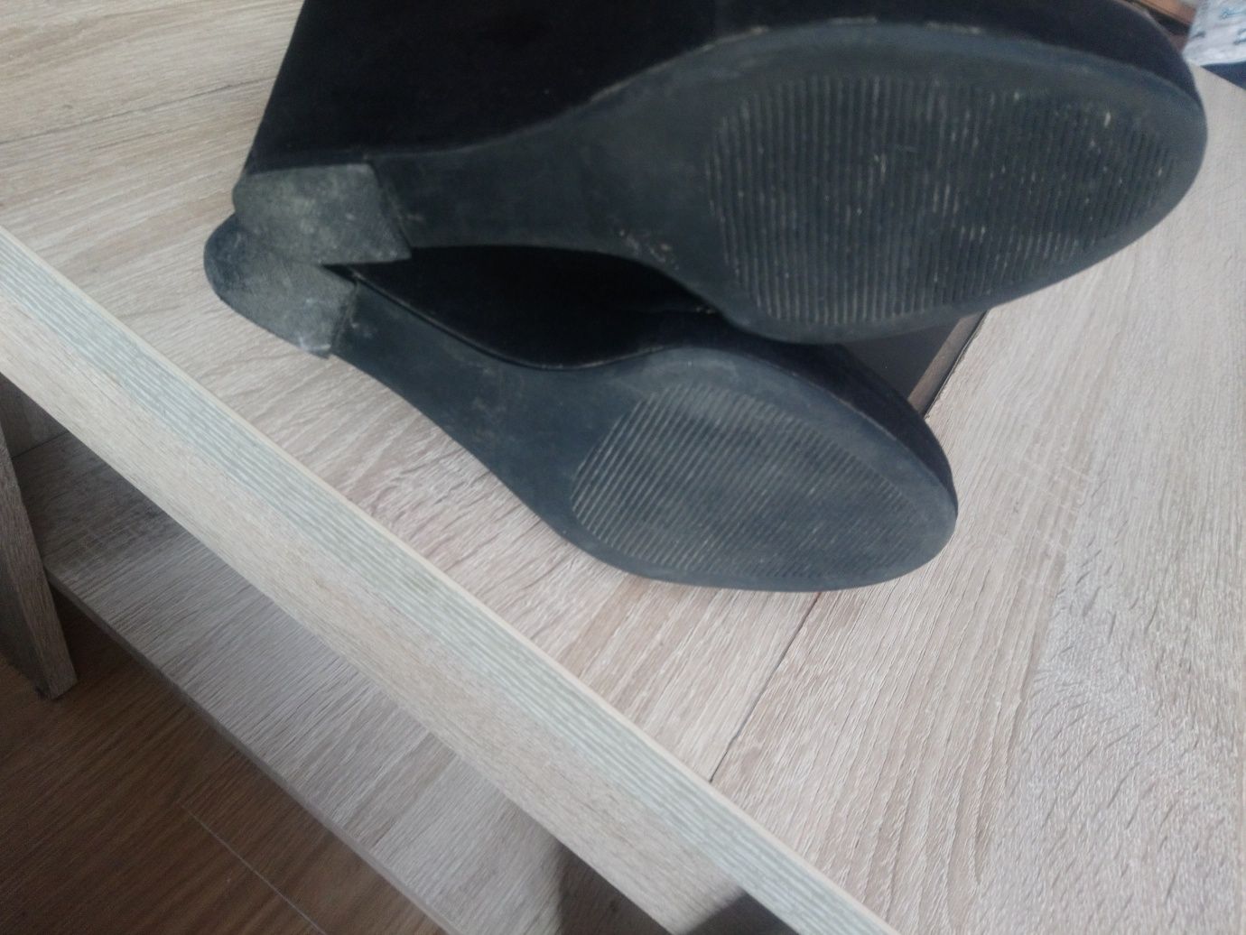 Botki czarne za kostke