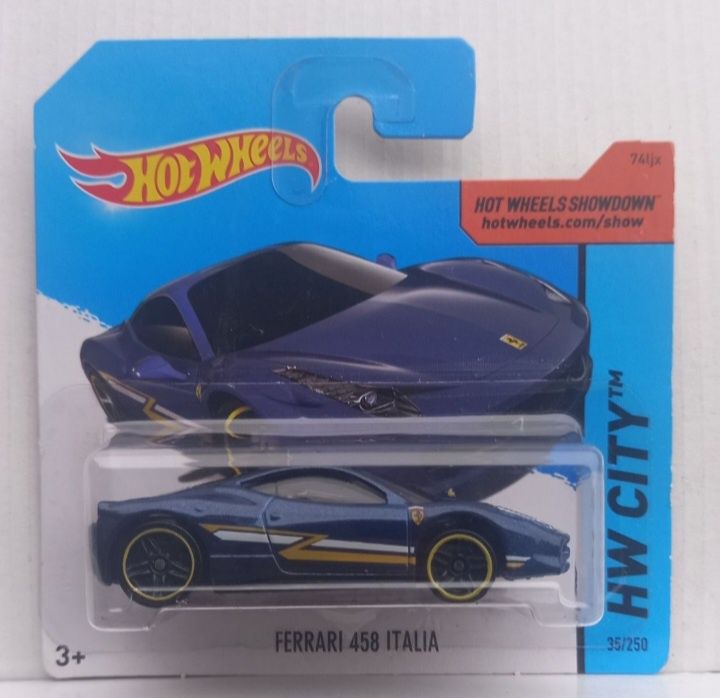 Ferrari 458 italia hot wheels