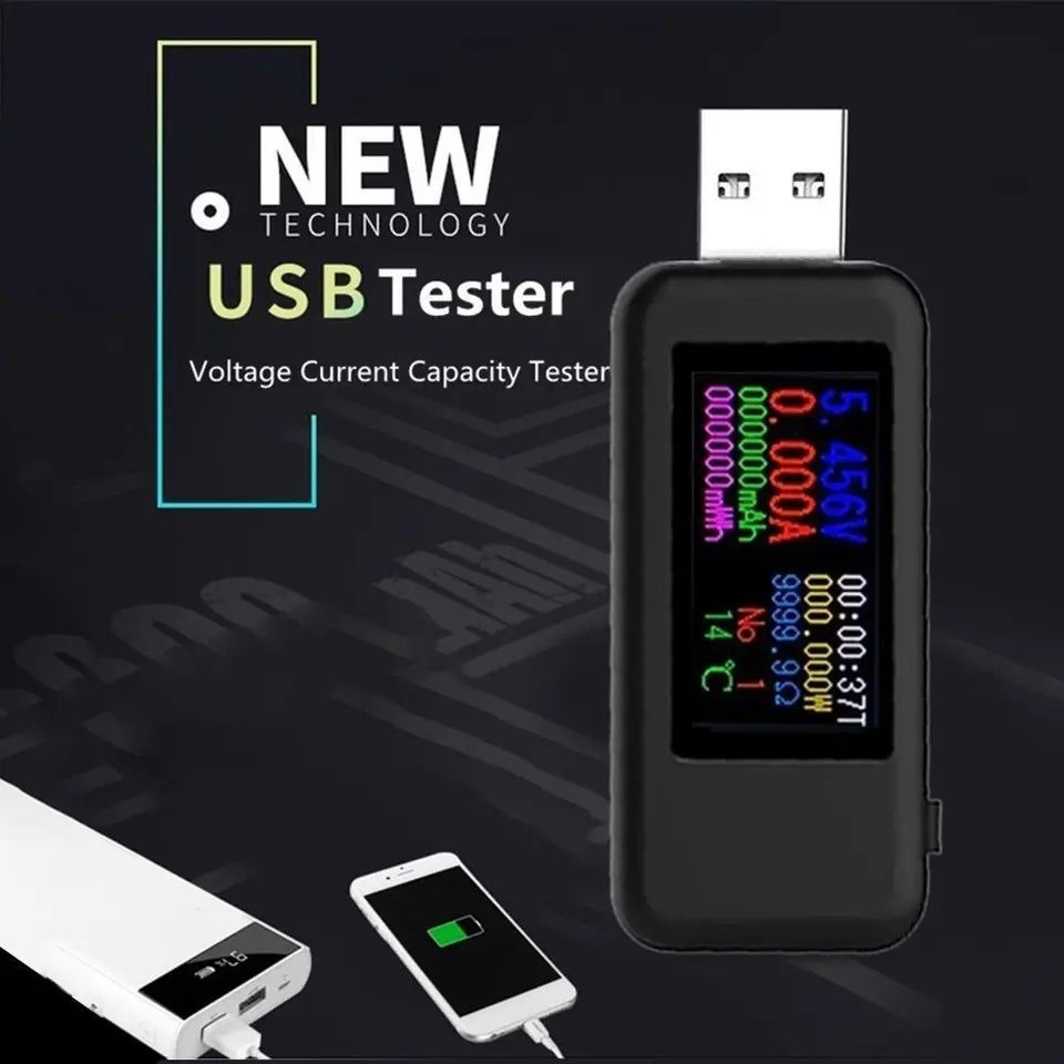 USB тестер KWS W-30 Новий 10 в 1 функцій