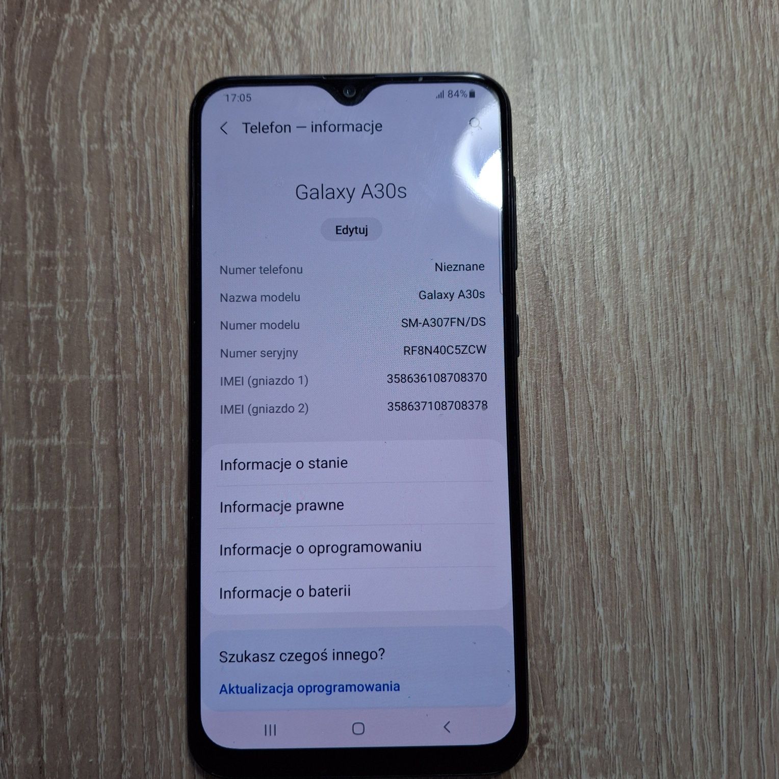 Sprzedam Samsung A30S