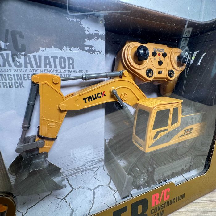 Радіокерований екскаватор TRUCK 169-4A, 2.4GHz, зі звуком і світлом