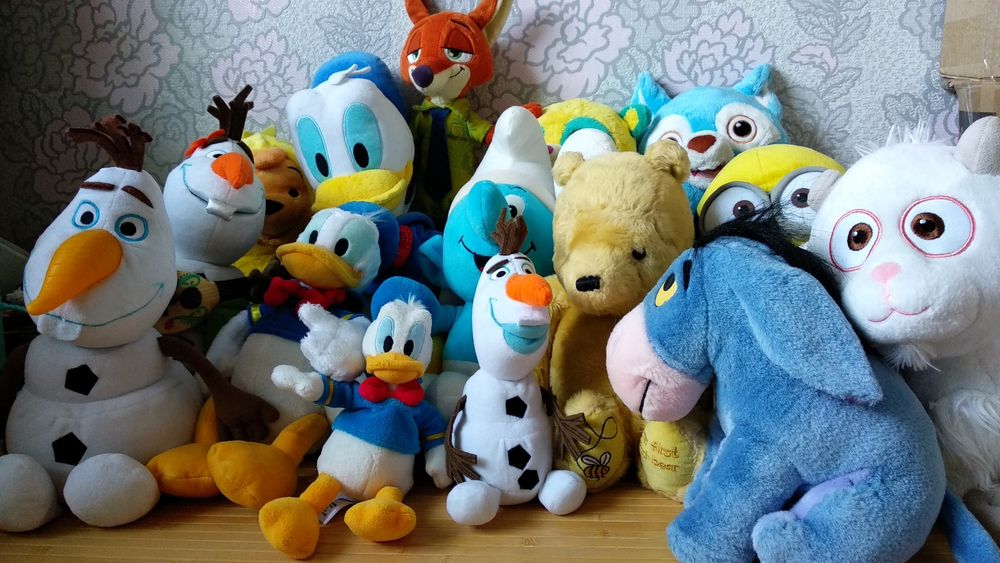 Микки Маус Disney Store Дональд Олаф Смурфик  Дисней лот