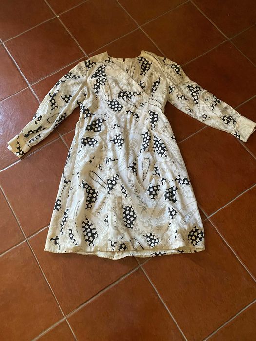 vestido vintage antigo tamanho m