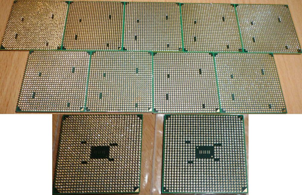 Лот б/у процессоров для компьютерной техники (цена за все вместе)