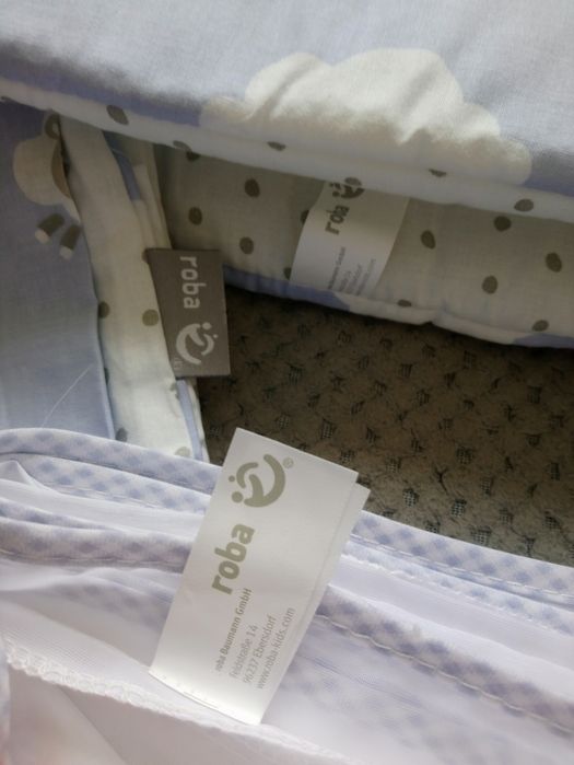 Pościel dziecięca markowa Roba ochraniacz, baldachim.