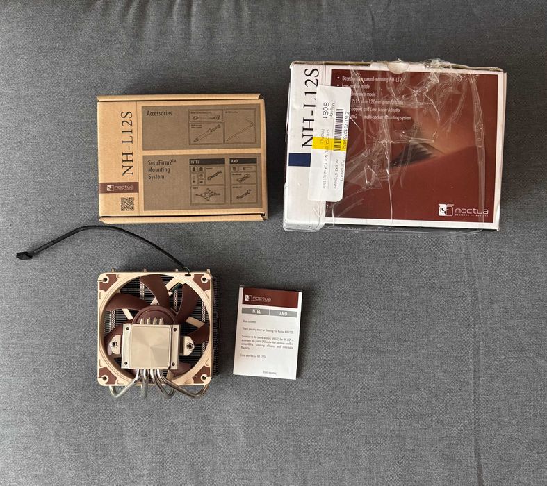 Noctua NH-L12S - Kompaktowy cooler premium z cichym wentylatorem!