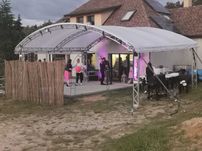 zadaszenie 6x8m scena