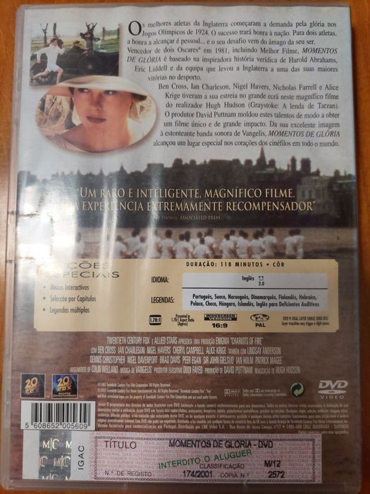 Dvd - Momentos de gloria