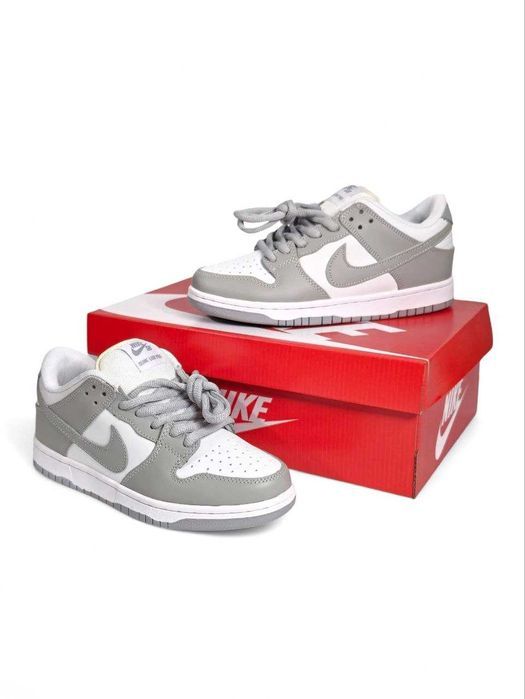 Кросівки Nike SB Dunk Classic Grey/White premium