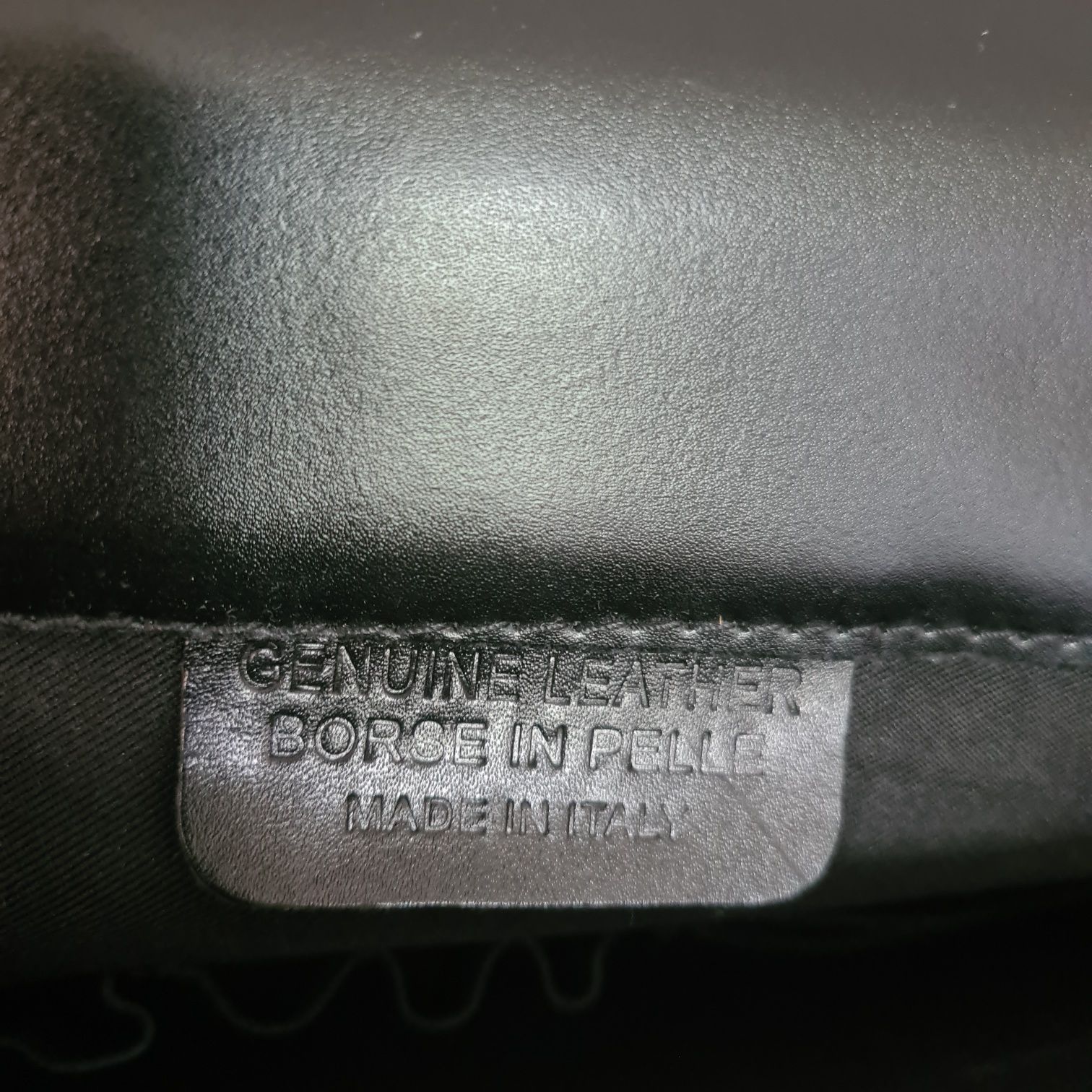 Skórzana czarna męska torba, Made in Italy