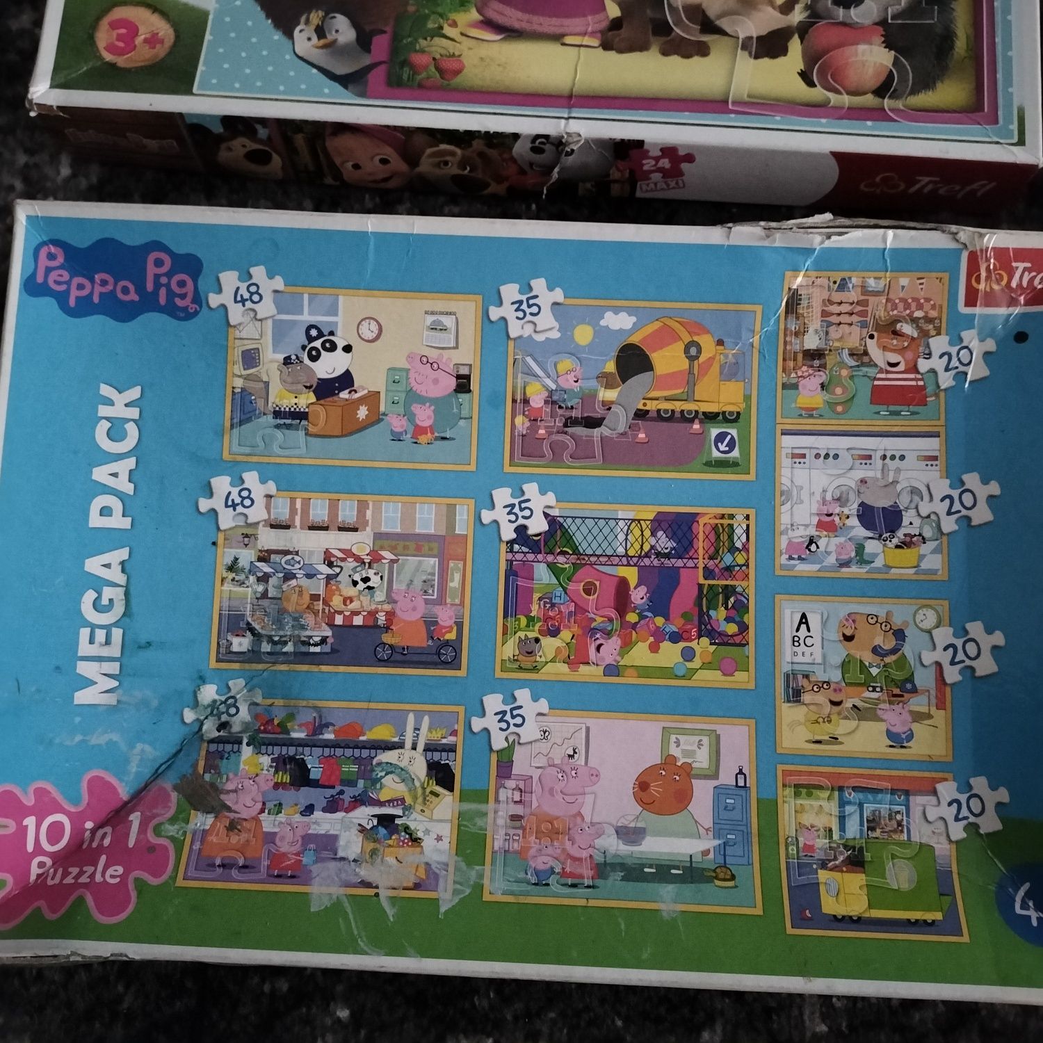Puzzle 3-4 latka trzy opakowania