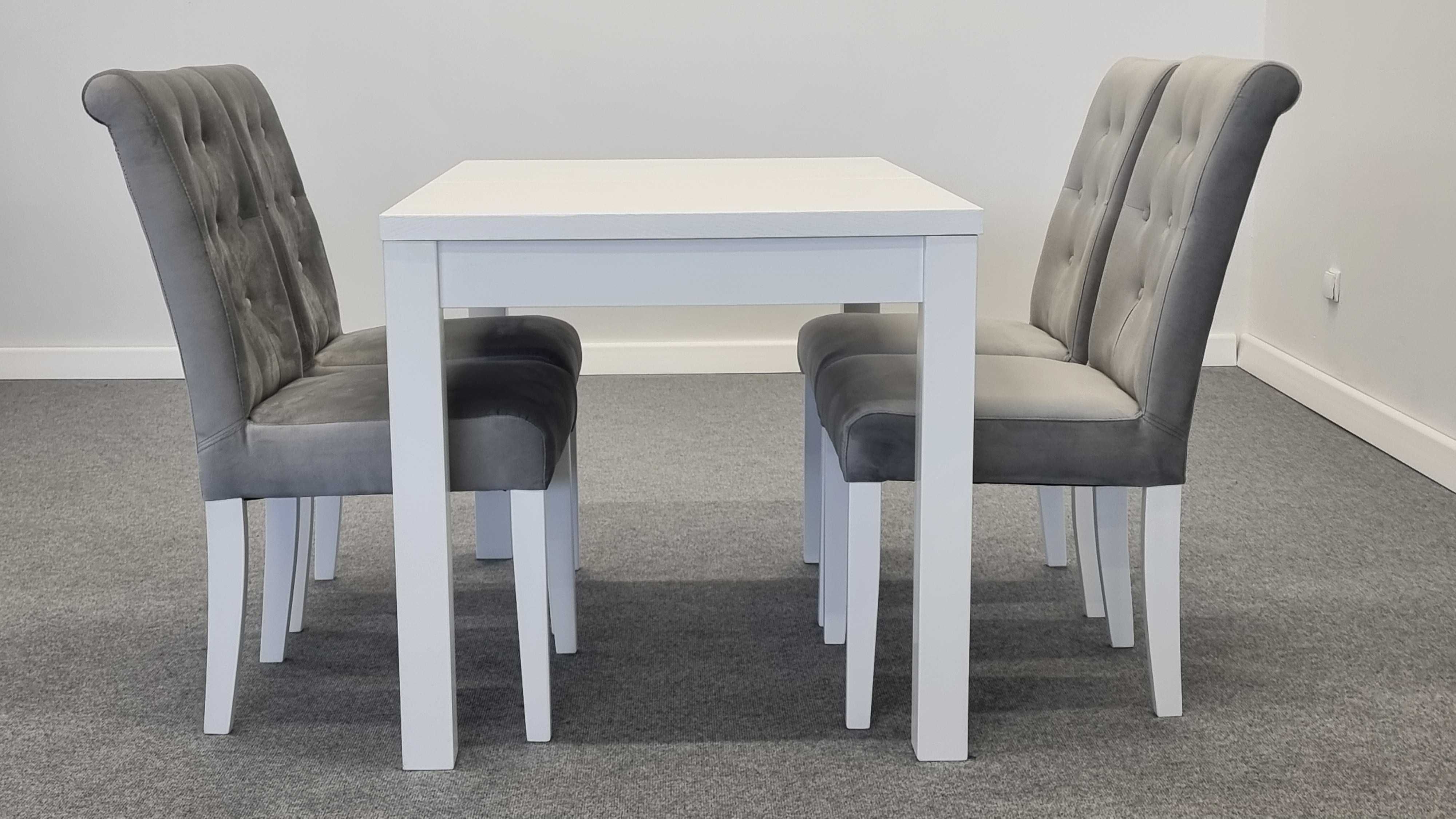 Zestaw  4 krzesła pikowane + stół do kuchni jadalni salonu  Producent