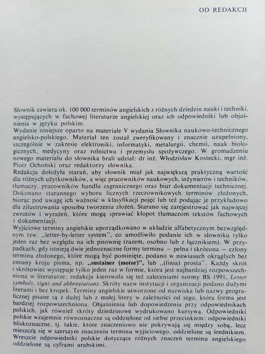 Słownik naukowo-techniczny angielsko-polski