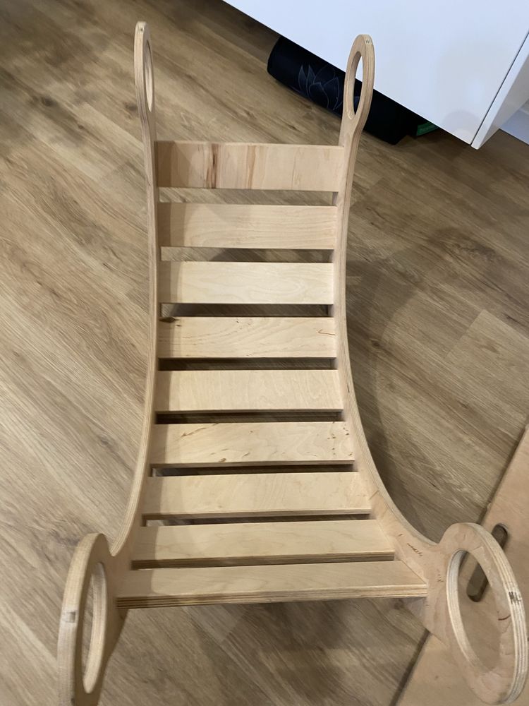 Babywood bujak drewniany drabinka zjezdzalnia M