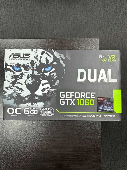 Відеокарта Asus GeForce GTX 1060 Dual 3GB GDDR5 DUAL-GTX1060-O3G