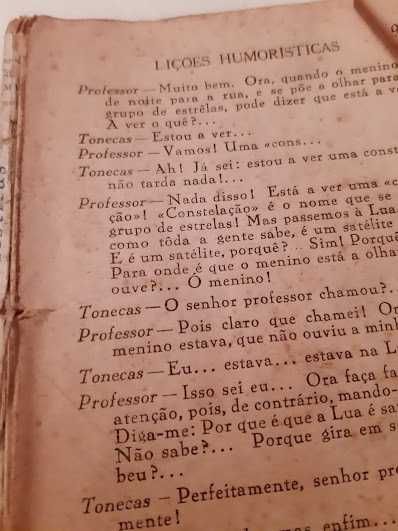 Lições humorísticas anos 30