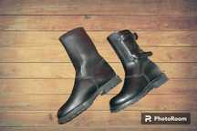 Botas pretas biqueira de aço