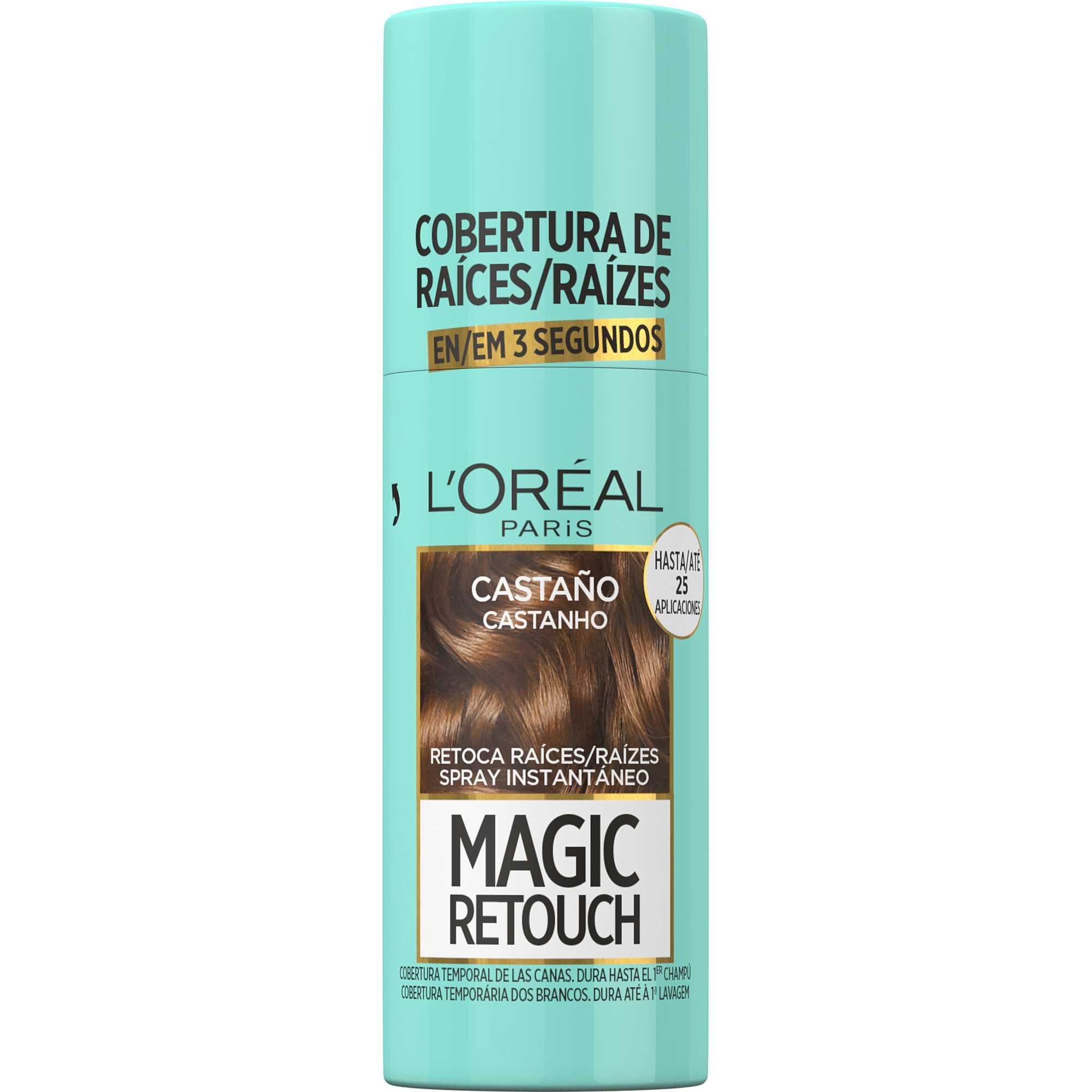Retoca Raízes | Magic Retouch Spray Castanho 75 ml