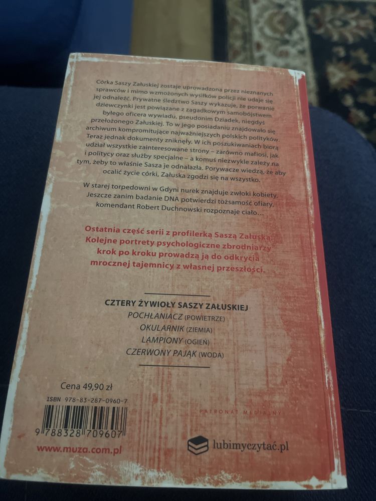 Książka Katarzyna Bonda „Czerwony Pająk”